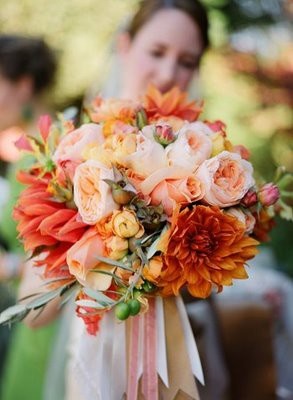 Fall themed floral bouquet 