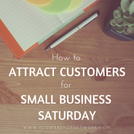 How to attract customers for small business saturday