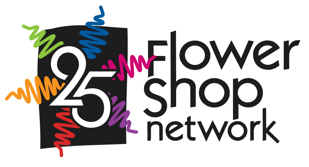 Flower Shop Network 25th Anniversary Logo